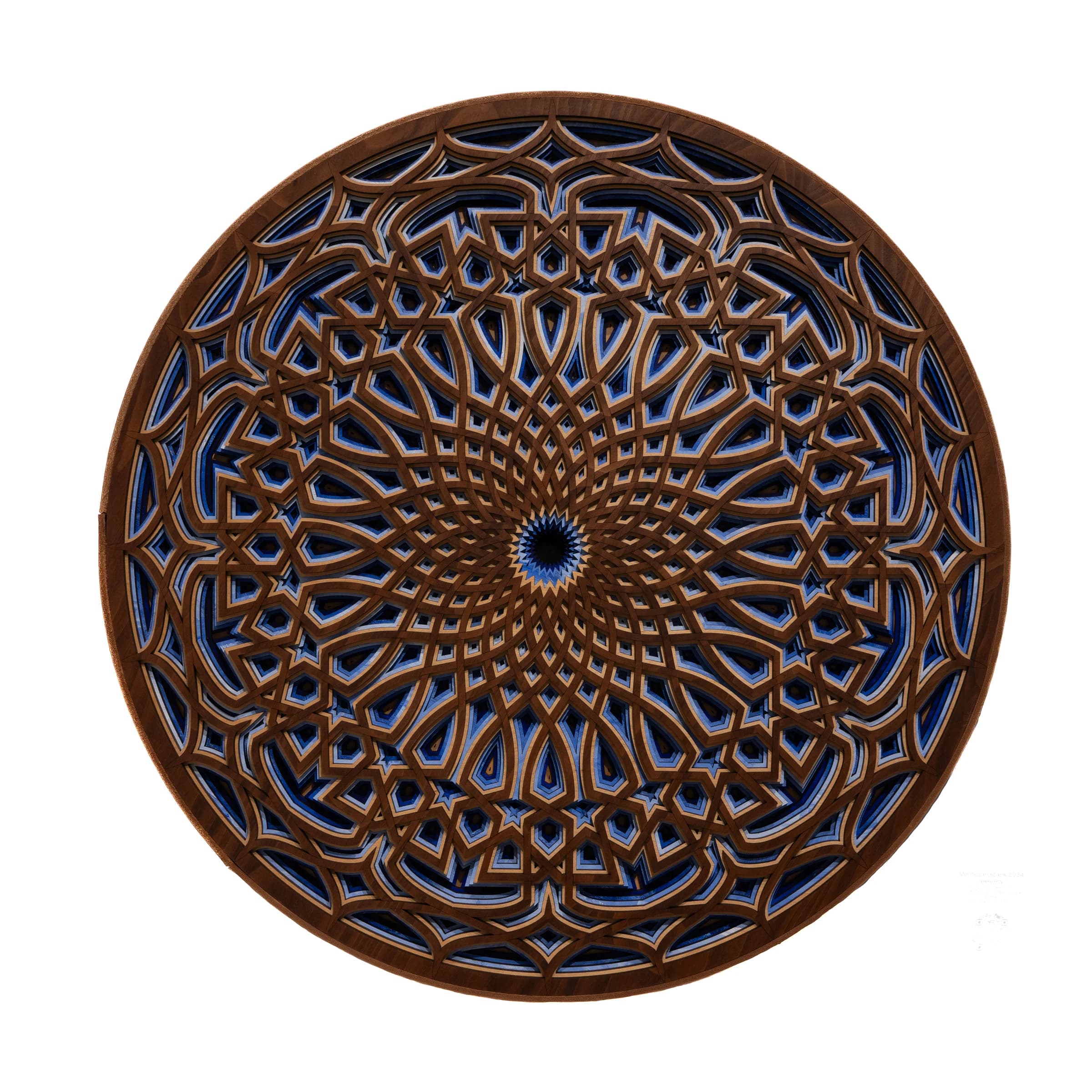 Moroccan Stars -- handcrafted mandala